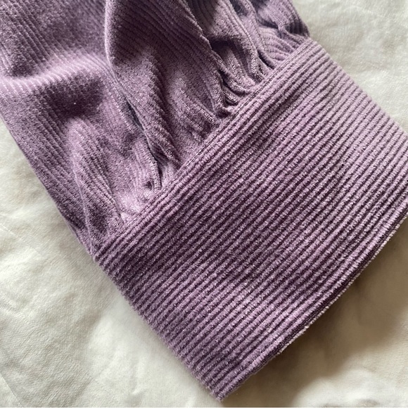 PacSun LA Hearts Corduroy Utility Bomber Jacket Purple Size Medium NWOT - Picture 6 of 6